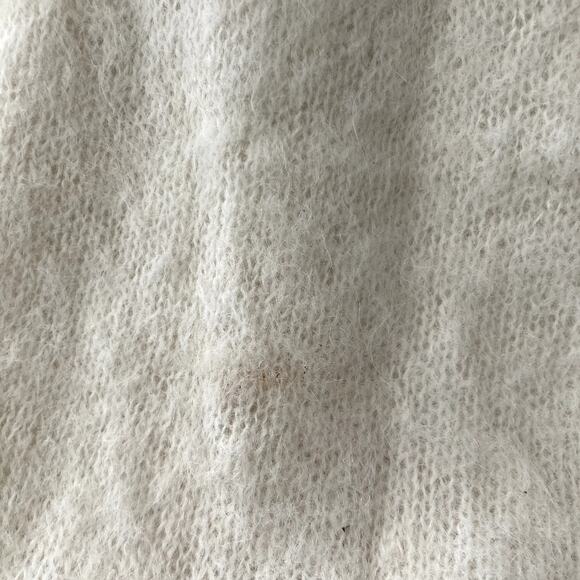 Free People Angelic Pullover Sweater - Ivory - Medium - Picture 7 of 8